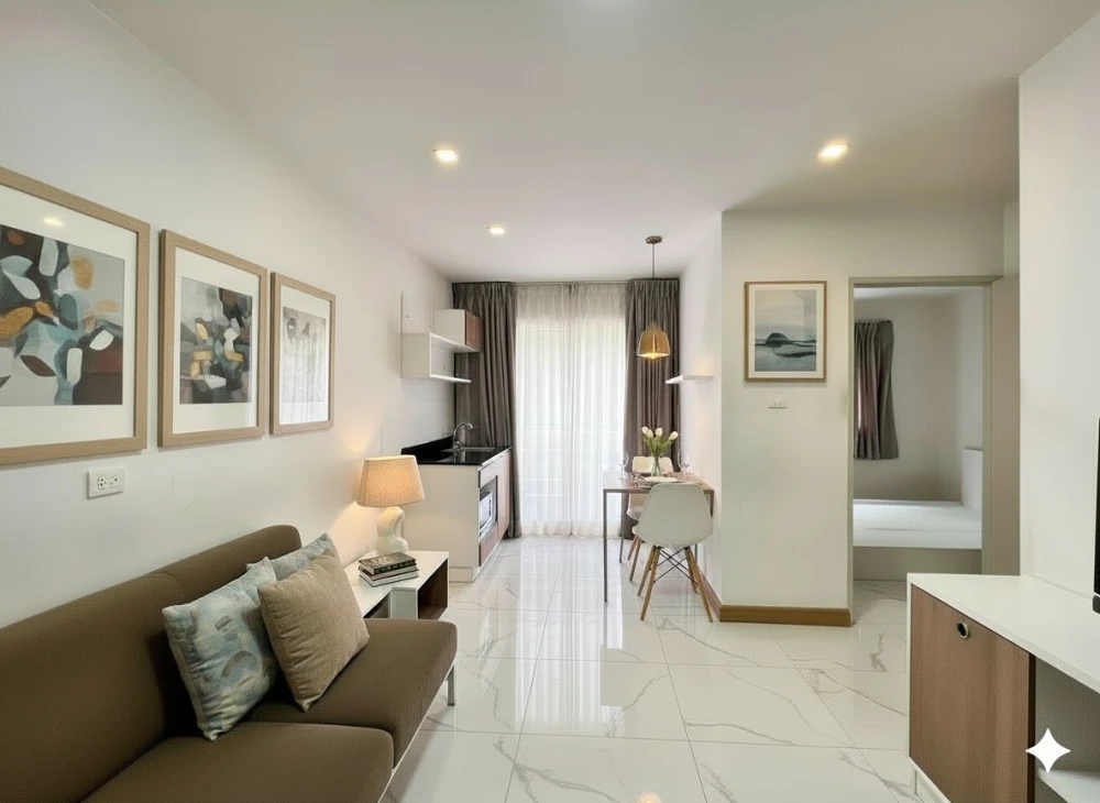 Smart Condo Rama 2 for sale: 1 bedroom, 1 bathroom. Great location with complete amenities. Don't miss out!