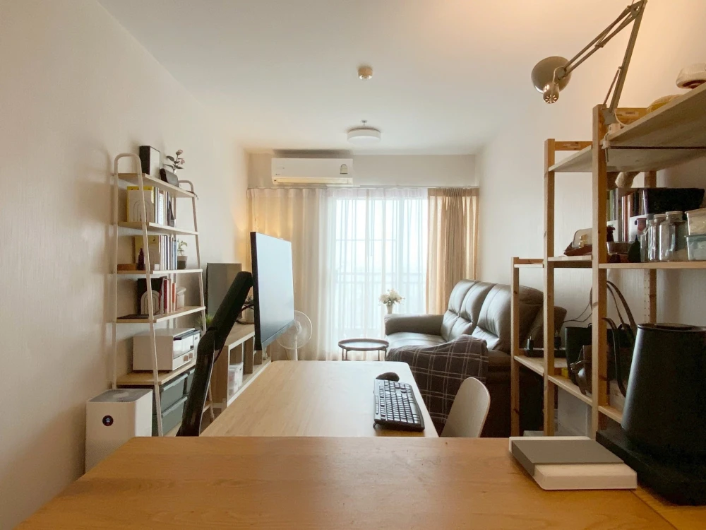 For sale/rent Supalai City Resort Chaengwatthana 1 bedroom, 1 bathroom, lots of usable space, beautiful view from high floor, reserve now.