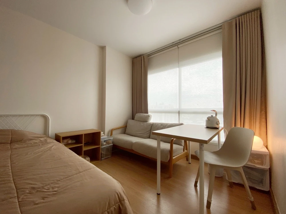 For sale/rent Supalai City Resort Chaengwatthana 1 bedroom, 1 bathroom, lots of usable space, beautiful view from high floor, reserve now.