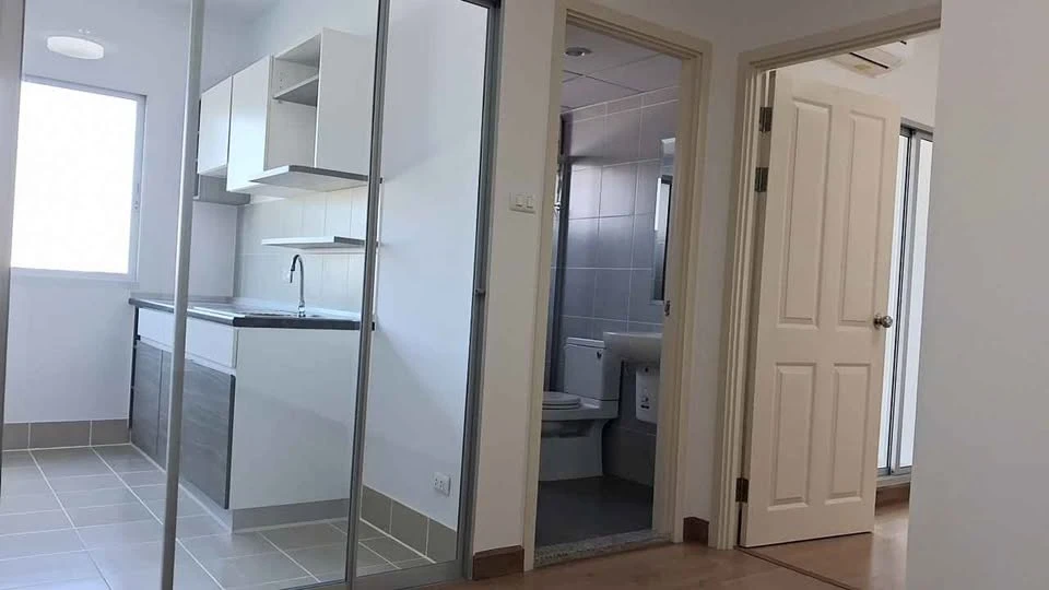 For sale Supalai Veranda Rattanathibet 1 bedroom, 1 bathroom, 7th floor, lots of usable space, good air, not hot, reserve now.