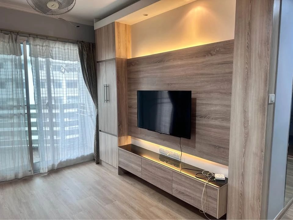 For sale: S.V. City Rama 3, high floor, with fixed parking and partial river view, fully furnished and appliances. Reserve now!