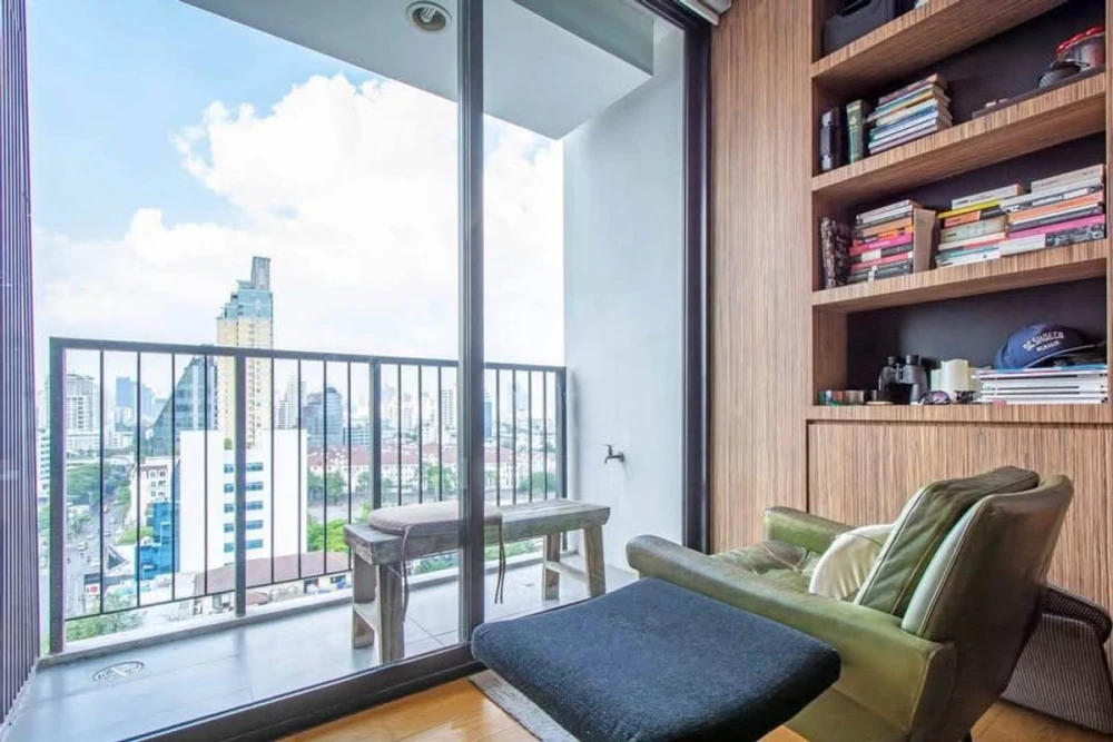 For sale the alcove thonglor 10, beautiful room, beautiful view, beautiful decoration Fully furnished To invest or live, it is very suitable
