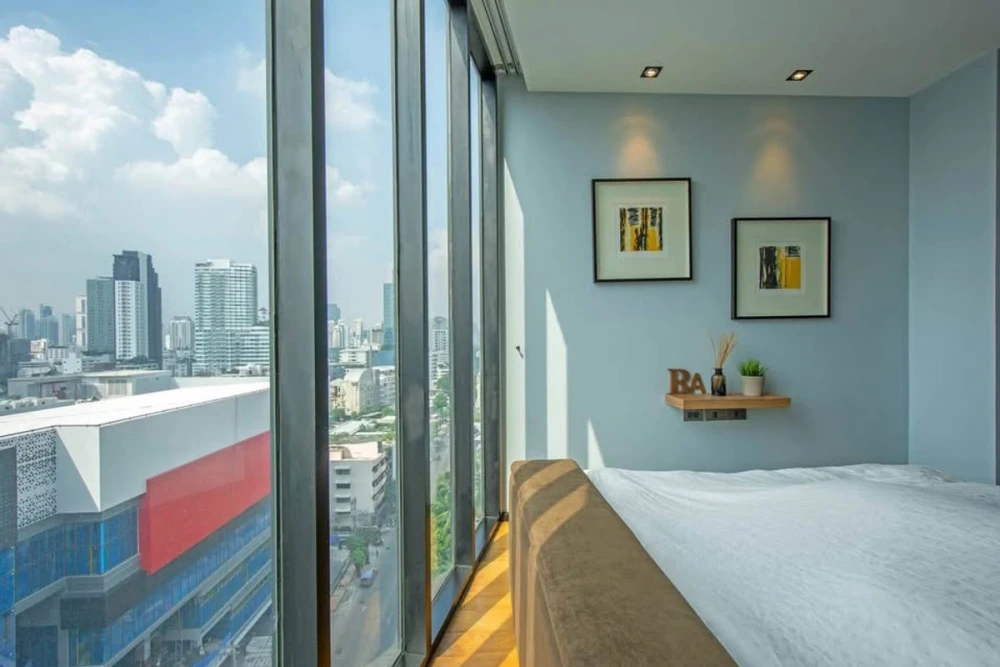 For sale the alcove thonglor 10, beautiful room, beautiful view, beautiful decoration Fully furnished To invest or live, it is very suitable