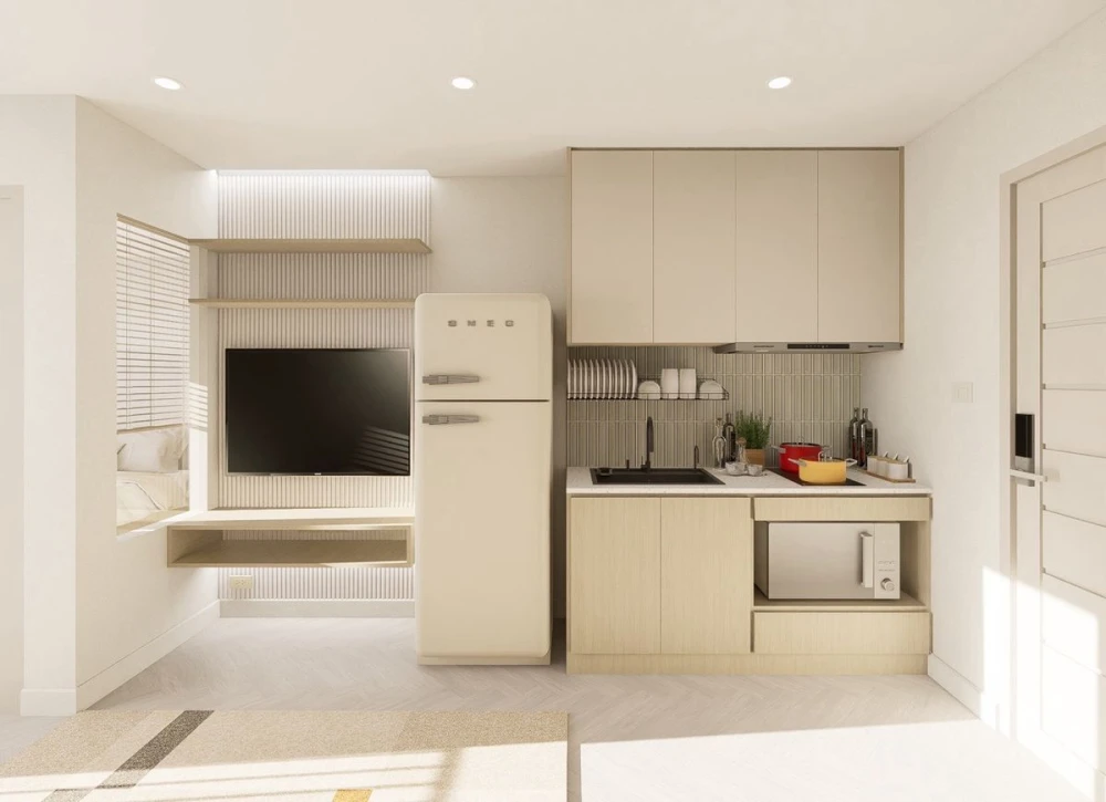 For sale: The Clover Thonglor, 1 bedroom, 1 bathroom, decorated in a minimalist style, comes with complete amenities. Don't miss it!