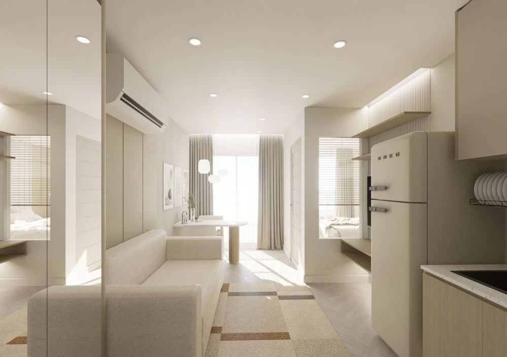 For sale: The Clover Thonglor, 1 bedroom, 1 bathroom, decorated in a minimalist style, comes with complete amenities. Don't miss it!