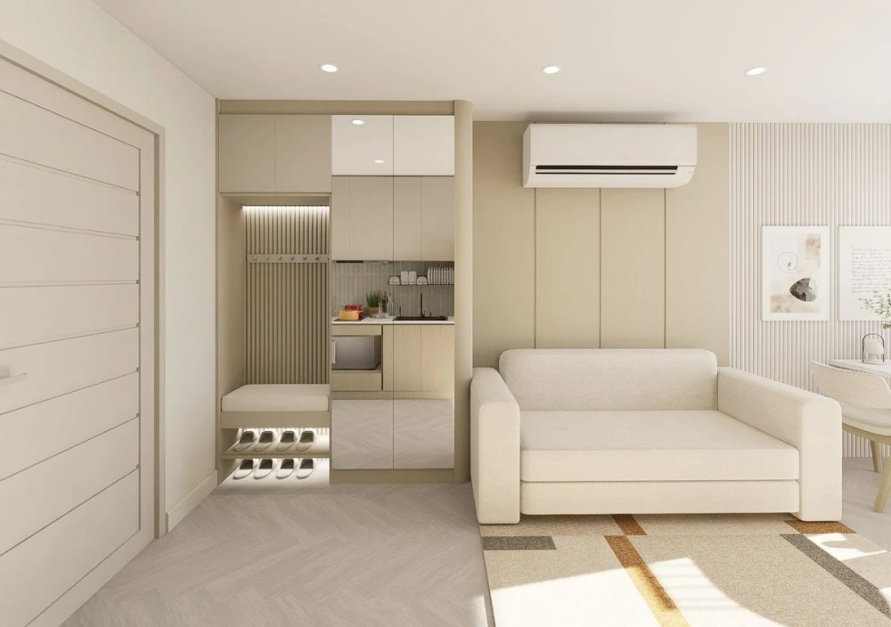 For sale: The Clover Thonglor, 1 bedroom, 1 bathroom, decorated in a minimalist style, comes with complete amenities. Don't miss it!