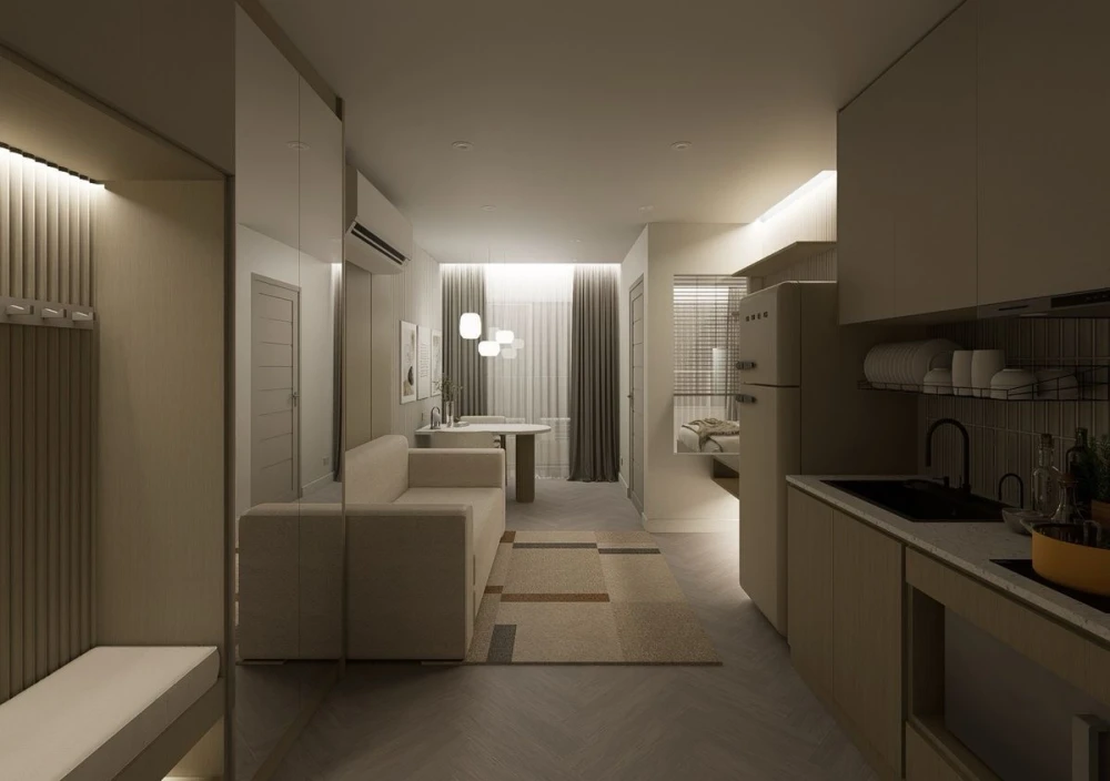 For sale: The Clover Thonglor, 1 bedroom, 1 bathroom, decorated in a minimalist style, comes with complete amenities. Don't miss it!