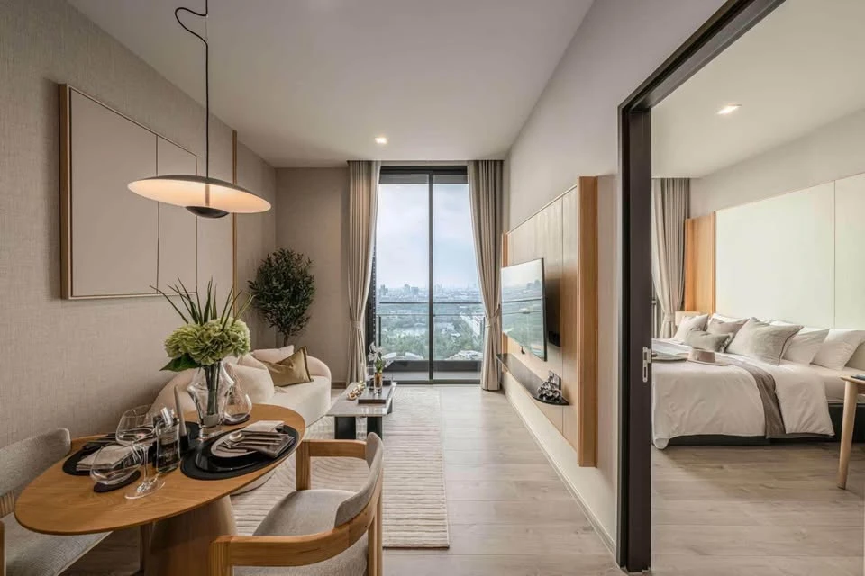 ขาย The Crest Park Residences ชั้น 26 วิวสวนจตุจักร ตกแต่งครบ Fully Furnished ซื้อเลย