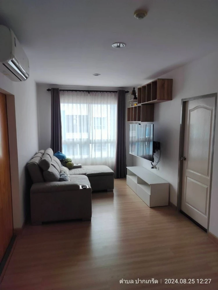 For sale: The KITH Tiwanon, 2 bedrooms, 7th floor, corner room, fully furnished, reserve now, don't wait, hurry!