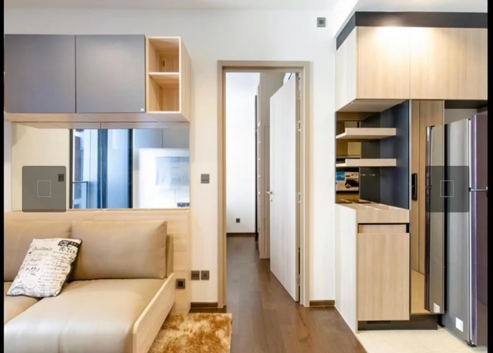 For sale: The Line Ratchathewi, 16th floor, nice room, comes with furniture and appliances, reserve now.