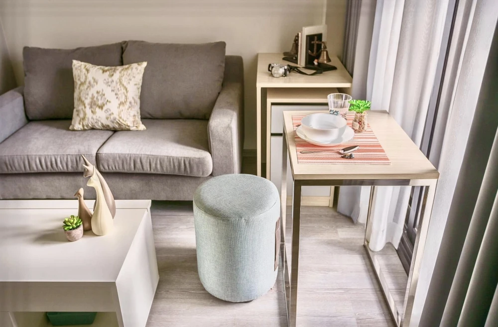 For sale: The Line Sukhumvit 101, 1 bedroom, 1 bathroom, decorated in a controlled tone, with excellent built-in walls. Reserve now!