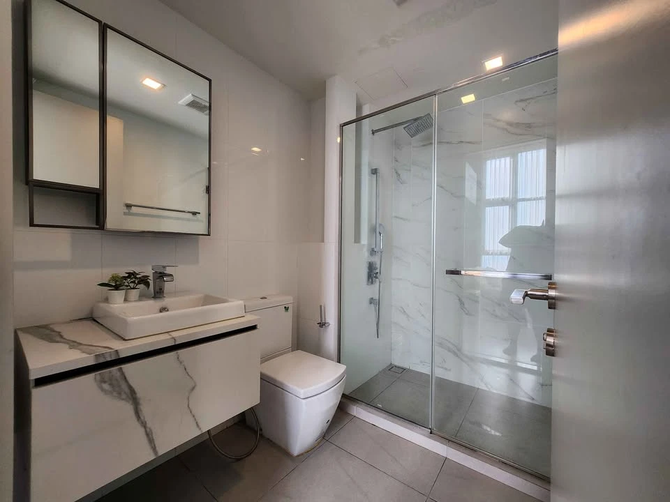 for sale, The Line Sukhumvit 101. 22nd floor, good view, no block view, convenient travel, next to BTS, good value for money.