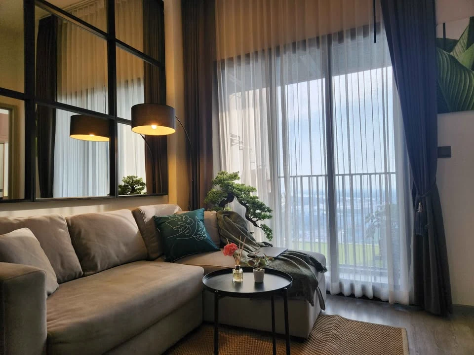 for sale, The Line Sukhumvit 101. 22nd floor, good view, no block view, convenient travel, next to BTS, good value for money.