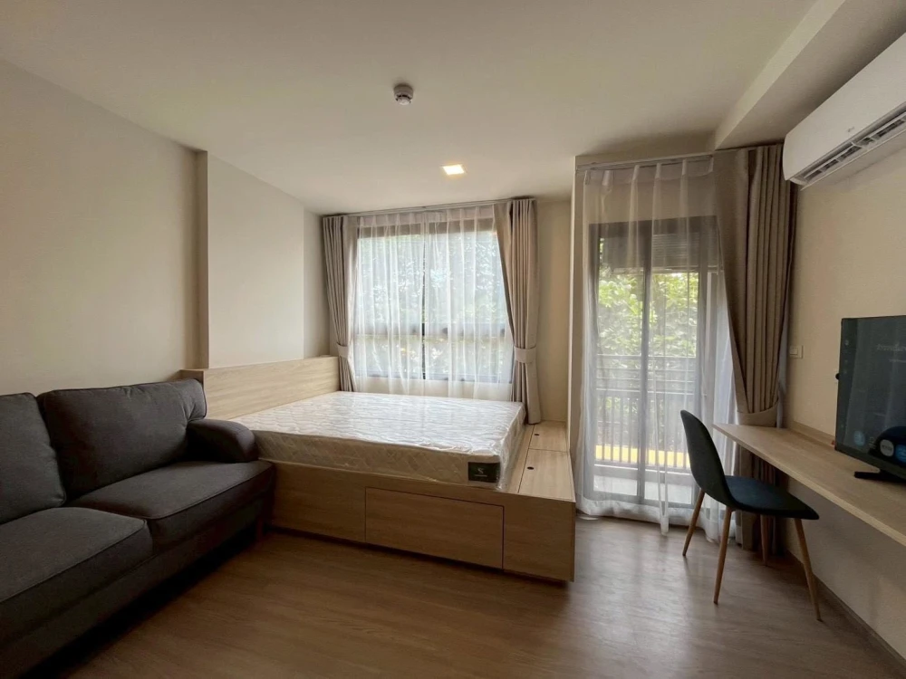 Selling a unit at THE MUVE Sukhumvit 107, 3rd floor, fully furnished and equipped with all amenities. Book now!