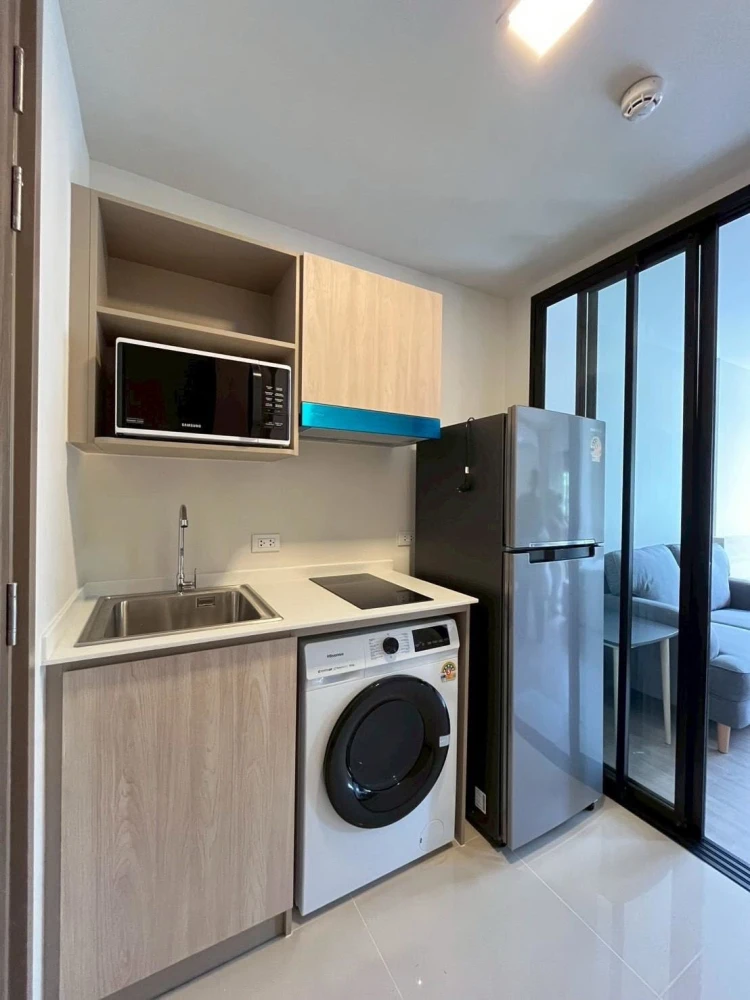 Selling a unit at THE MUVE Sukhumvit 107, 3rd floor, fully furnished and equipped with all amenities. Book now!