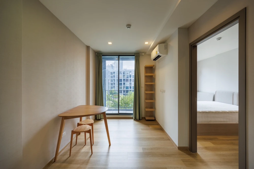 Selling The Nest Sukhumvit 71, 5th floor unit with pool view. Fully furnished. Don't miss out!
