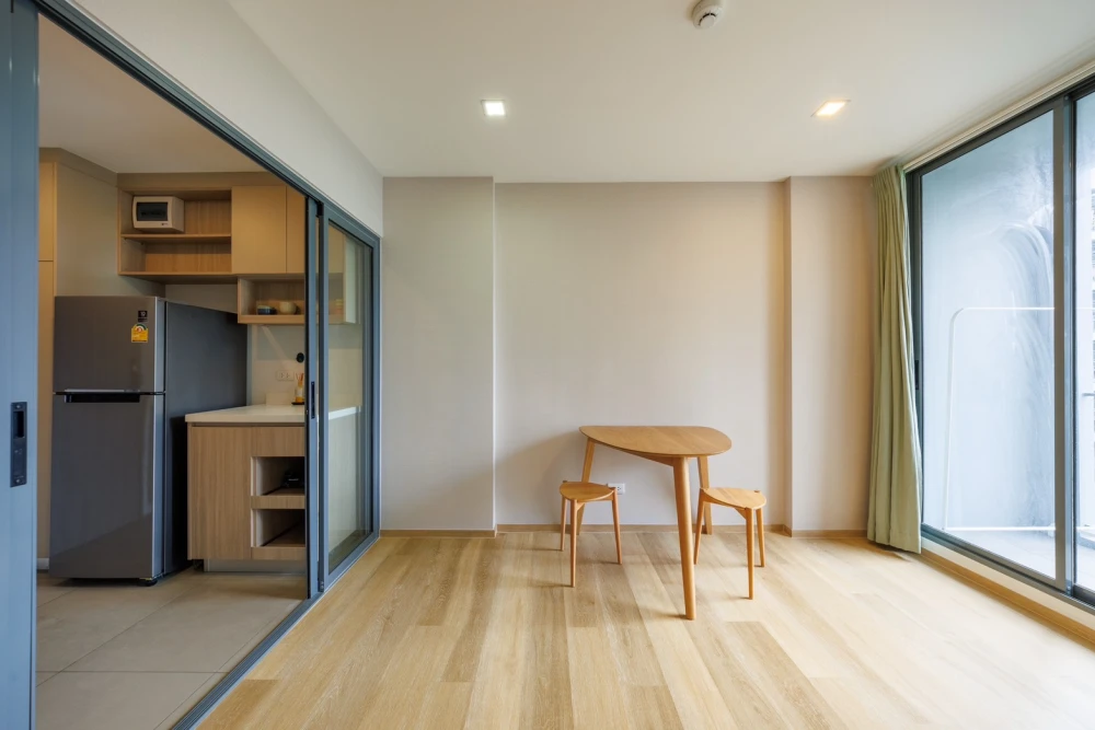 Selling The Nest Sukhumvit 71, 5th floor unit with pool view. Fully furnished. Don't miss out!
