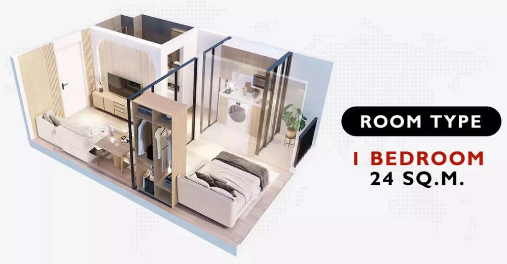 ขาย THE ORIGIN SUKHUMVIT - PRAKSA ห้องน่าอยู่ชั้นสูง ห้องมุม ดีแบบนี้รีบจองก่อนพลาด++