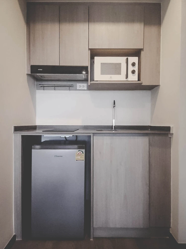 For sale THE ORIGIN Sukhumvit Sailuat E22 Station 1 bedroom 1 bathroom, decorated in a minimalist style, comes with complete facilities, don't miss it