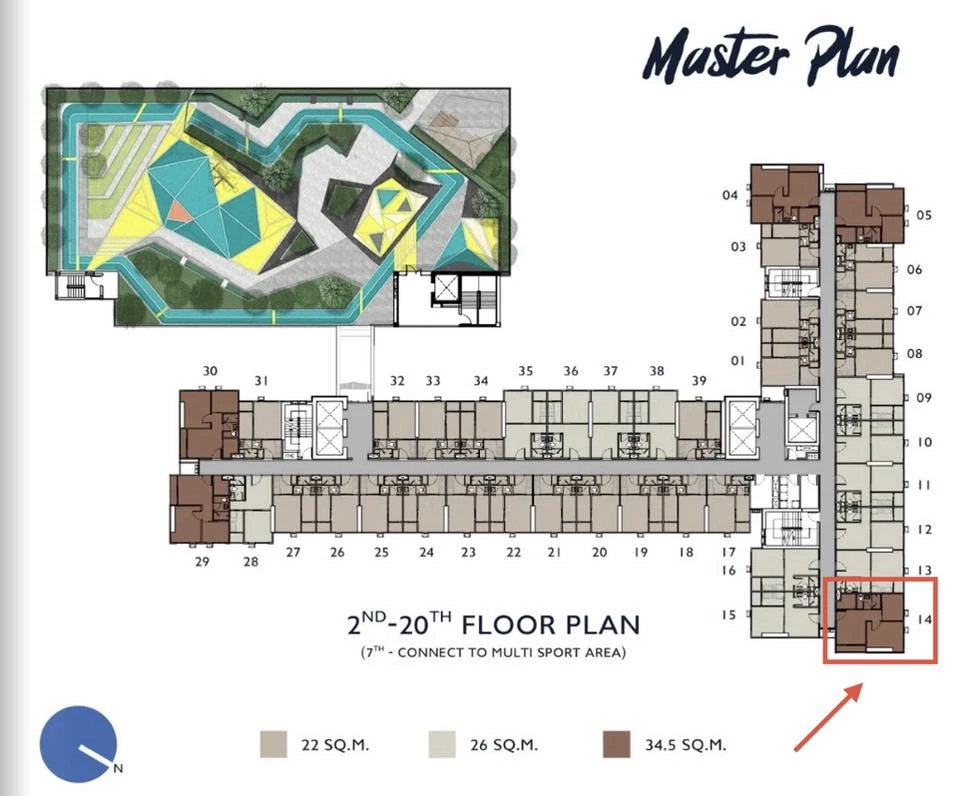 ขาย THE ORIGIN Sukhumvit Sailuat E22 Station ห้องมุมให้ความเป็นส่วนตัว ชั้น 5 เฟอร์ครบครัน จองเลย