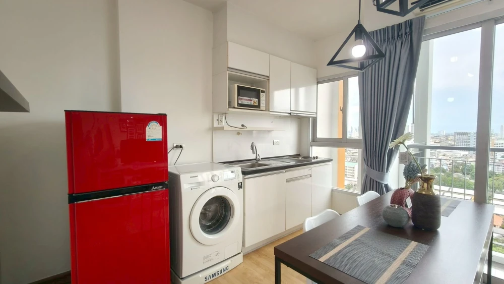 For sale/rent: The Parkland Taksin-Tha Phra, ready to move in, fully furnished, high floor, reserve now!