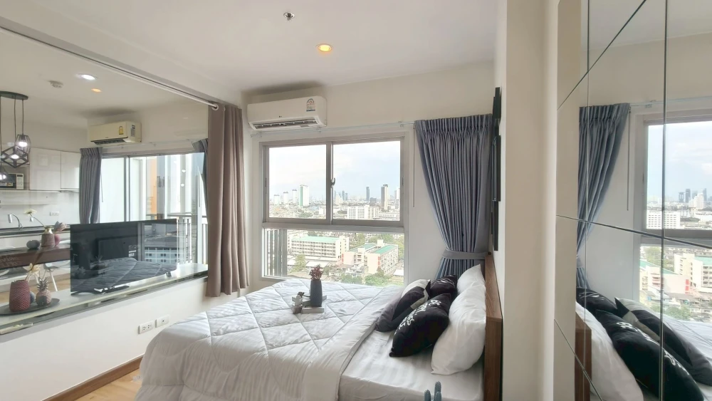 For sale/rent: The Parkland Taksin-Tha Phra, ready to move in, fully furnished, high floor, reserve now!