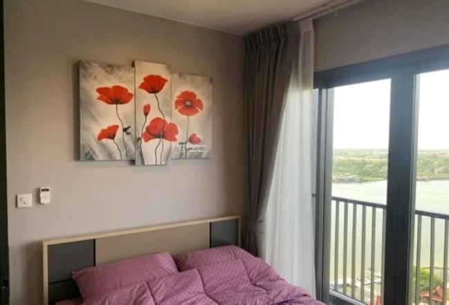 For sale: The Politan Aqua, 18th floor, south-facing room, Chao Phraya River view, fully furnished. If interested, hurry and reserve now.
