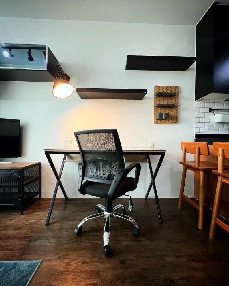 For sale: The President Sukhumvit 81, 9th floor, large room area, comfortable, not cramped, fully decorated, ready to move in