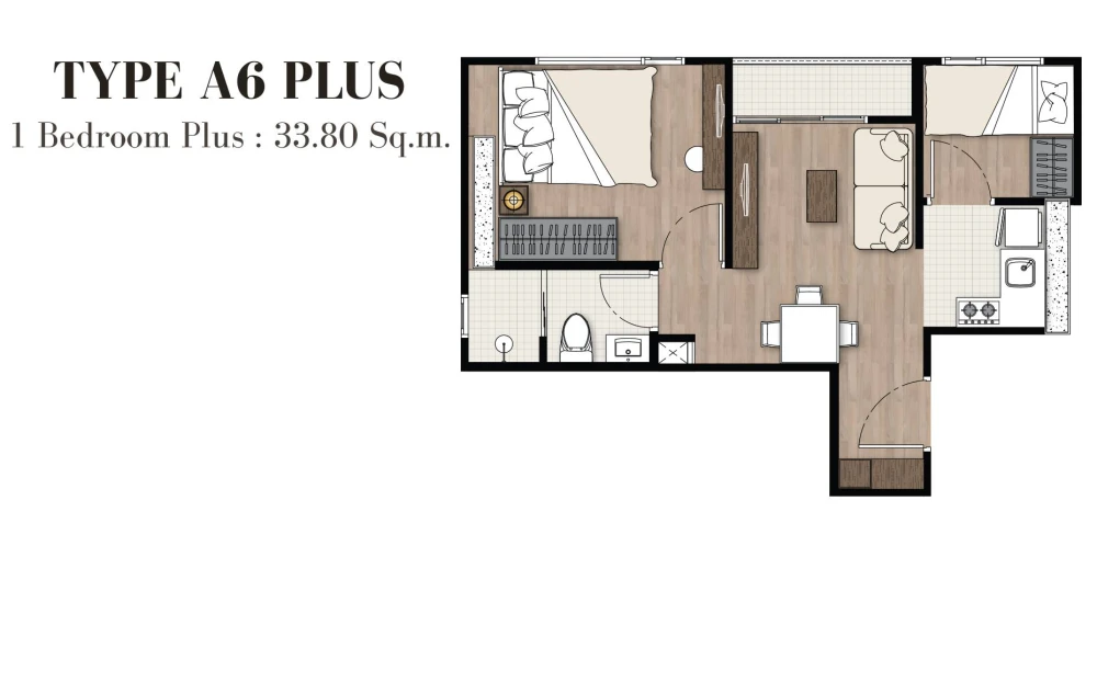 For sale: The President Charan - Yaek Fai Chai Station, ready-to-move-in condo, beautiful view, next to the BTS, good neighbors, hurry and grab it!