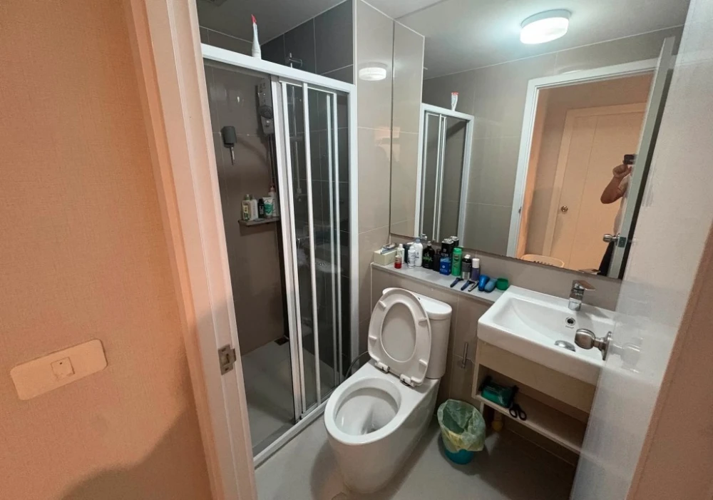 Selling a 2-bedroom, 1-bathroom unit at The Privacy Rama 9, fully furnished with all amenities. Book now!