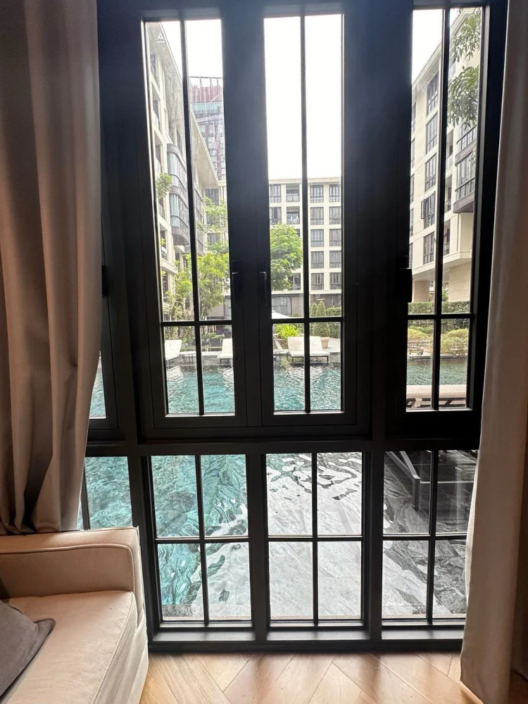 For sale: The Reserve Sukhumvit 61, 2-bedroom Duplex, Pool Access style, resort-like atmosphere, don't miss it.