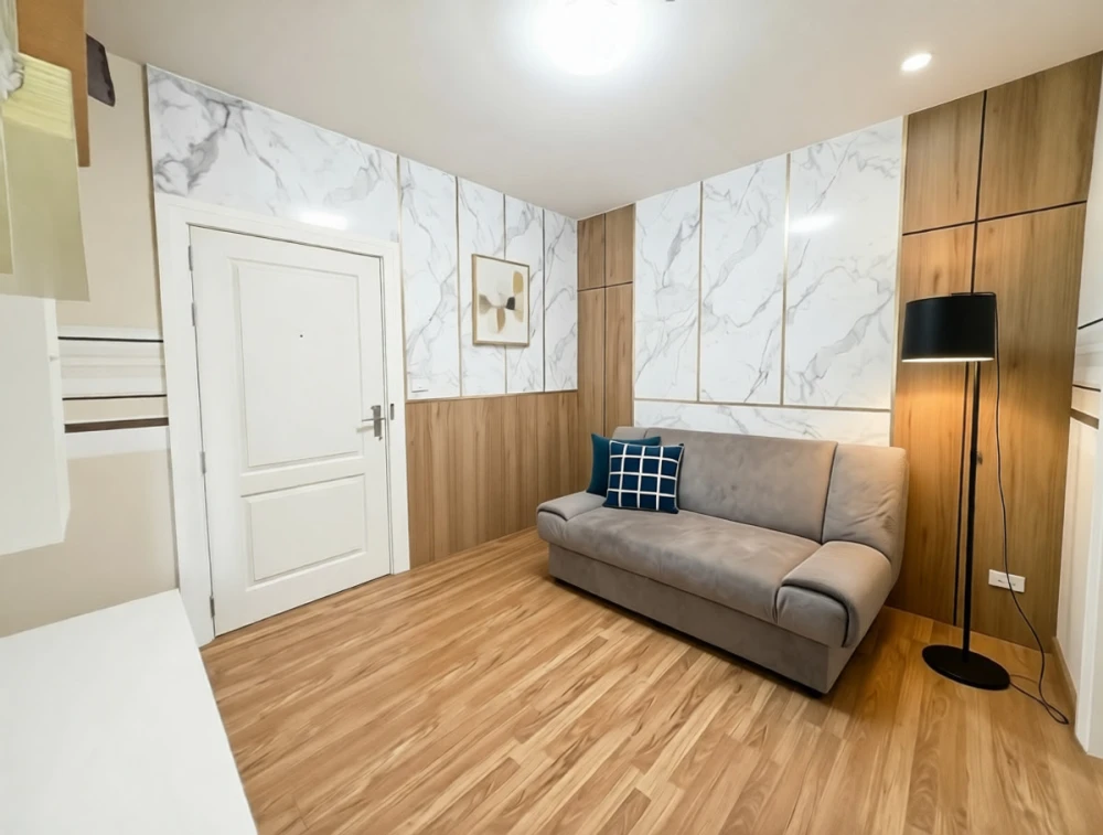 Selling a beautiful, fully furnished 8th-floor unit at The Seed Chaengwatthana. Ready to move in. Book now!