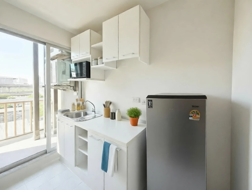 Selling a beautiful, fully furnished 8th-floor unit at The Seed Chaengwatthana. Ready to move in. Book now!