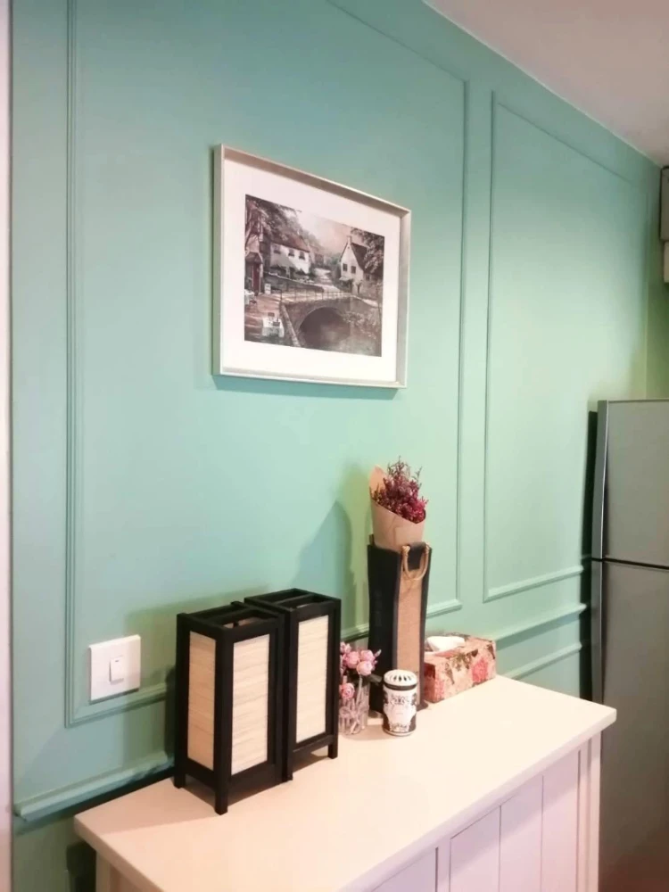 Selling a beautiful unit at The Seed Memories Siam. It's an English-style condo with impeccable craftsmanship, classic and warm, featuring carefully s