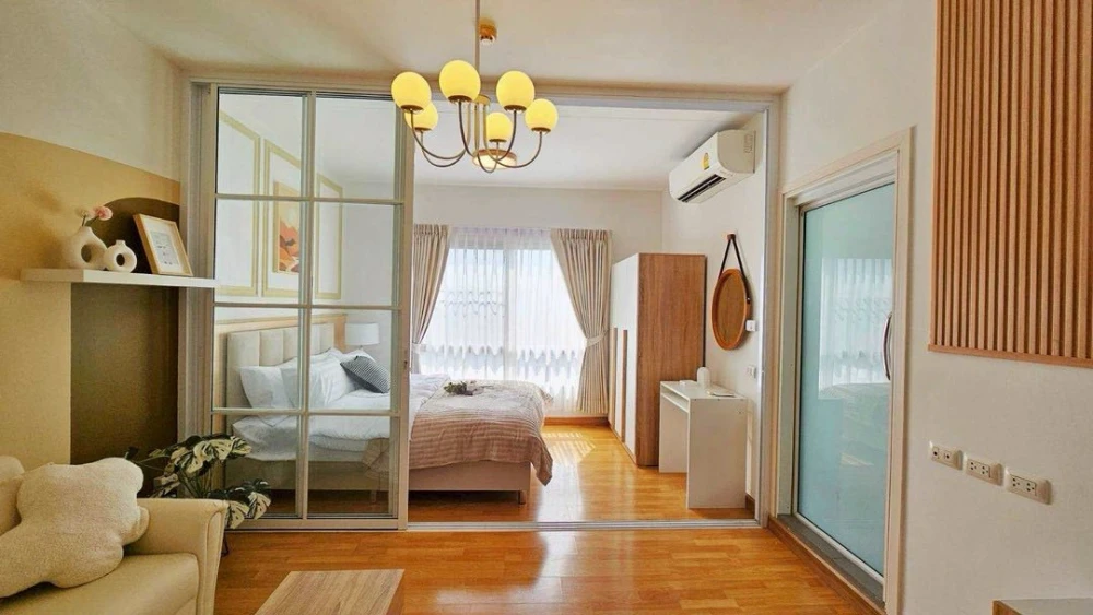 For sale: The Tree Condo Ladprao, 1 bedroom, 1 bathroom, decorated in a minimalist style, nice to live in, fully furnished. If it's this good, what ar