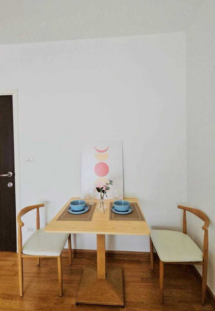 For sale: The Tree Condo Ladprao, 1 bedroom, 1 bathroom, decorated in a minimalist style, nice to live in, fully furnished. If it's this good, what ar