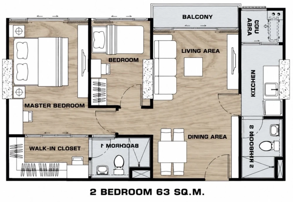 Selling The Tree Interchange, north-facing unit in a great location, not hot, with high-quality built-in furniture. Book now!