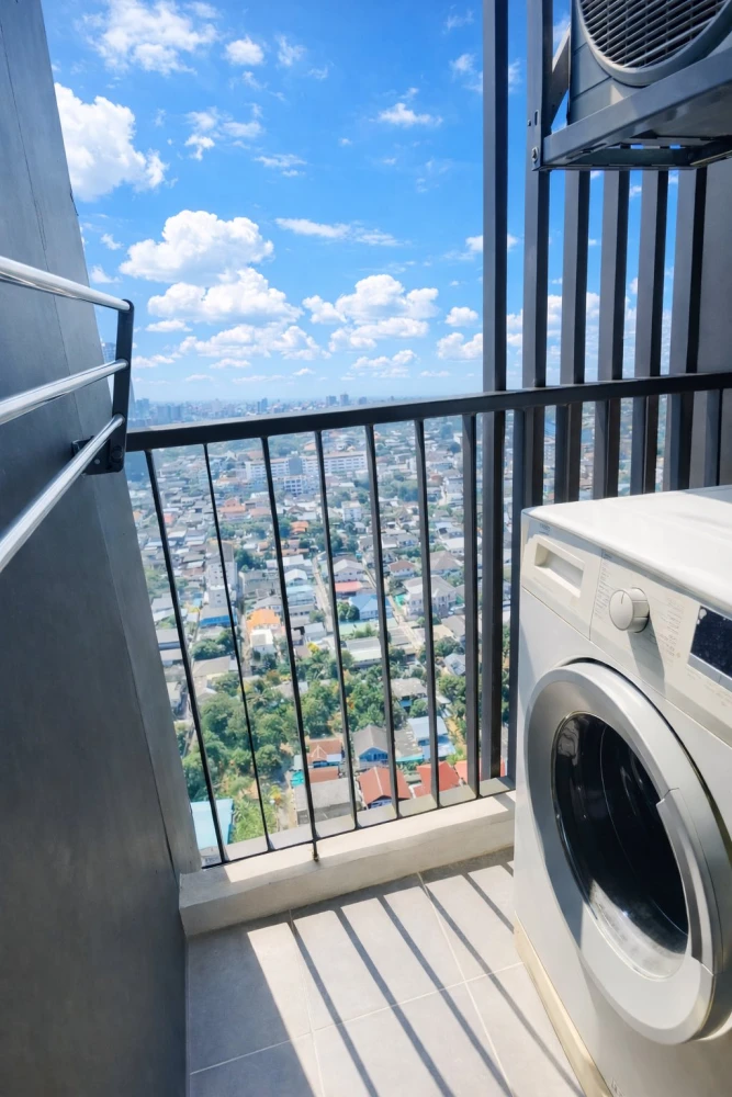 Selling The Tree RIO Bang-Aor Station condo, 39th floor, with stunning Chao Phraya River view. Fully furnished and ready to move in.