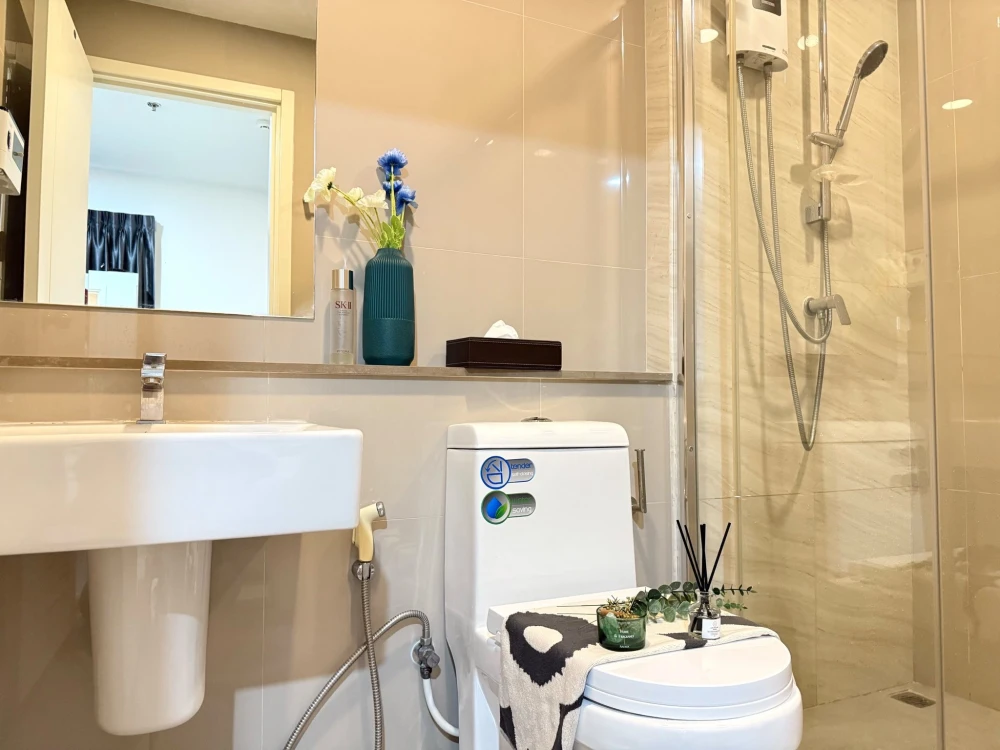 For sale The Tree Sukhumvit 71-Ekkamai, a nice room, spacious, suitable for a family, corner room, good like this, if you don't reserve, you'll miss o