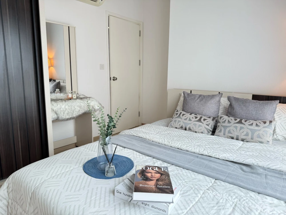 For sale The Tree Sukhumvit 71-Ekkamai, a nice room, spacious, suitable for a family, corner room, good like this, if you don't reserve, you'll miss o