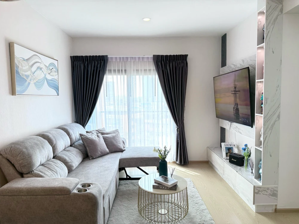 For sale The Tree Sukhumvit 71-Ekkamai, a nice room, spacious, suitable for a family, corner room, good like this, if you don't reserve, you'll miss o