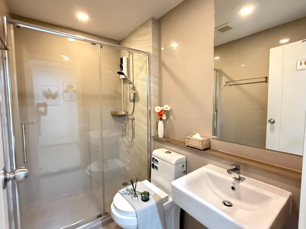 For sale The Tree Sukhumvit 71-Ekkamai, a nice room, spacious, suitable for a family, corner room, good like this, if you don't reserve, you'll miss o