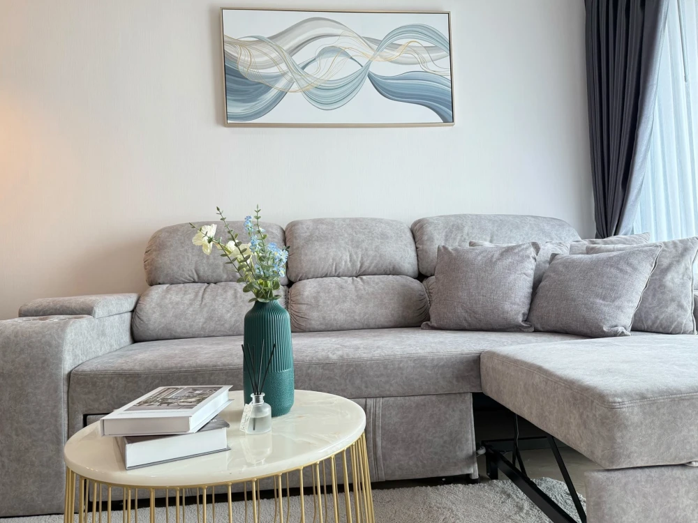 For sale The Tree Sukhumvit 71-Ekkamai, a nice room, spacious, suitable for a family, corner room, good like this, if you don't reserve, you'll miss o