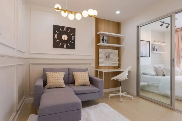 For sale: The Trust Residence Pinklao. Lovely room, fully furnished. Just bring your suitcase and move in. Hurry and reserve now, don't miss out!