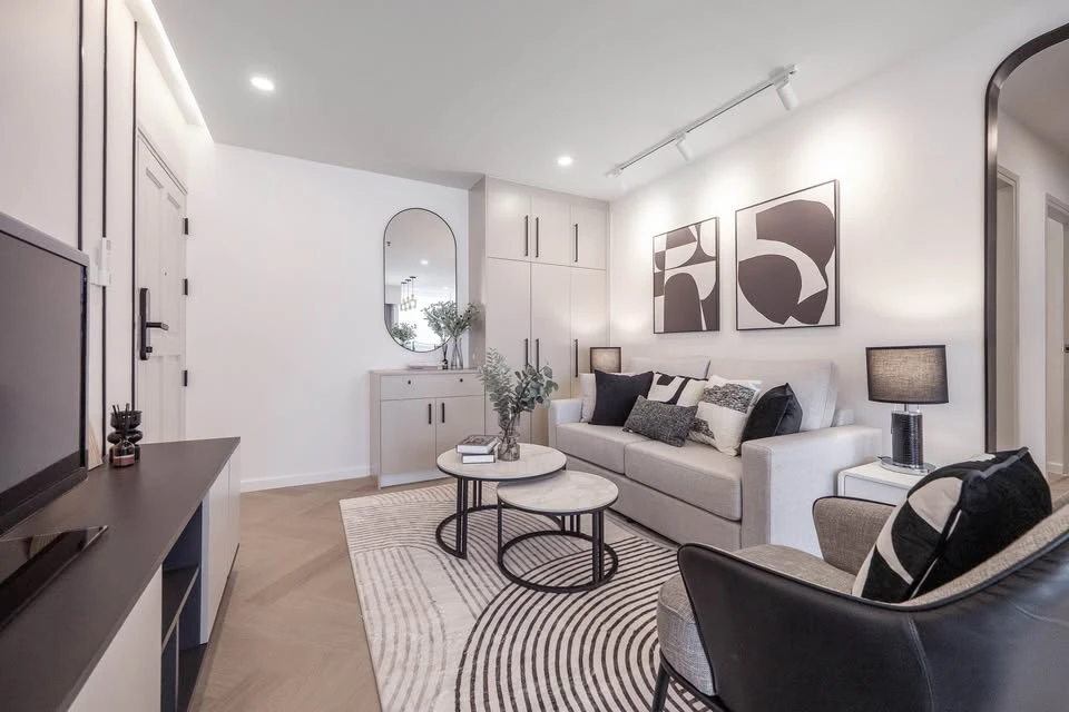 For sale: TOP VIEW TOWER Sukhumvit 59, 21st floor, good view, beautiful plan, perfect usable space, each room is not cramped, hurry up and grab it!