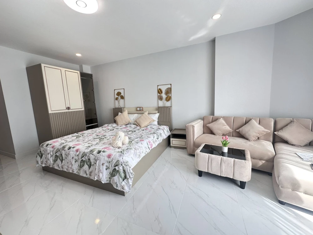 View Talay Jomtien Condominium 1-8 for sale, studio rooms, decorated in a theme, fully furnished, hurry and reserve now!