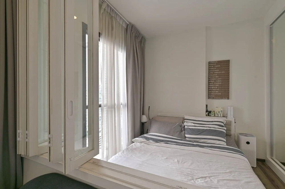 For sale: WYNE Sukhumvit 1 bedroom, 1 bedroom, decorated in a cool tone, comes with complete amenities, beautiful city view, reserve now.