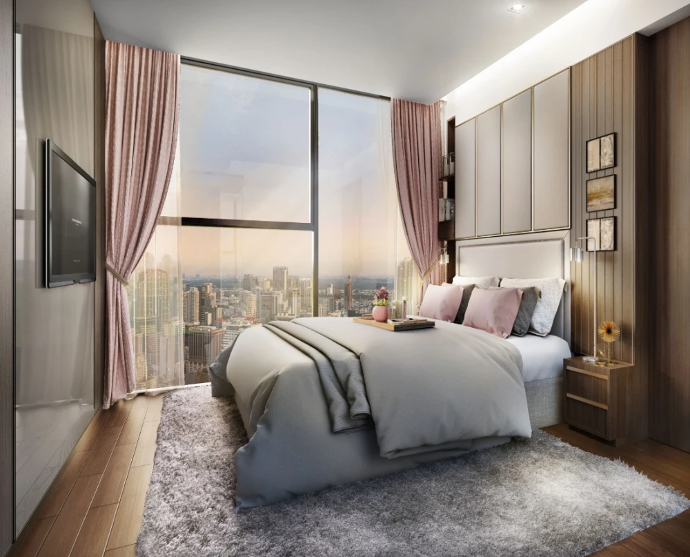 Selling Cloud Residence Sukhumvit 23. Beautiful unit with unobstructed view overlooking Terminal 21. Excellent natural light and ventilation. Very com