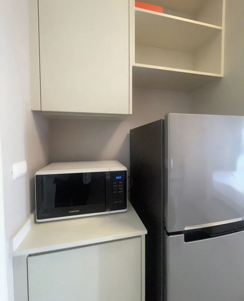 Condo for sale: Chapter One Eco Ratchada–HuaiKhwang, high floor unit, fully furnished, beautiful view, good ventilation. Book now!