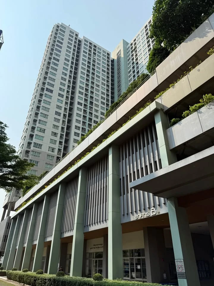 Condo for sale Lumpini Ville Chaengwatthana Pakkret, high floor, good view, spacious room, ready to move in, just bring your bags++
